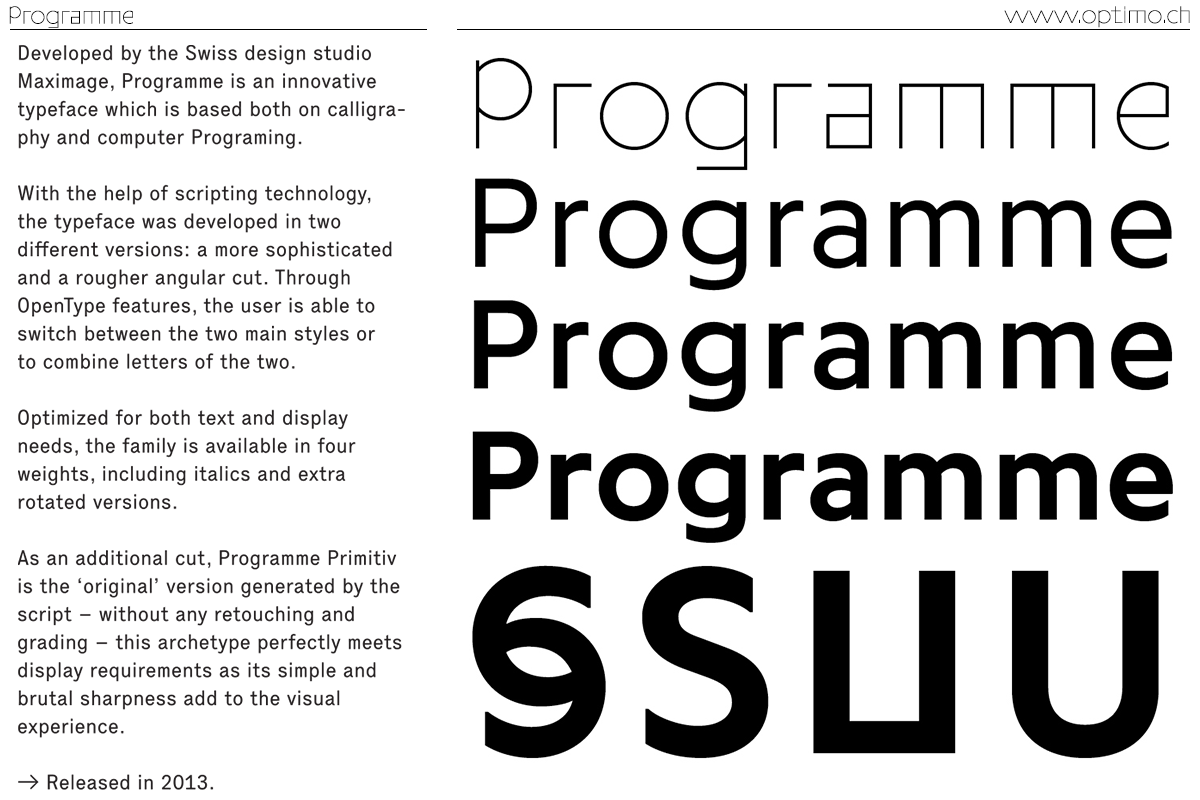 Font Programme